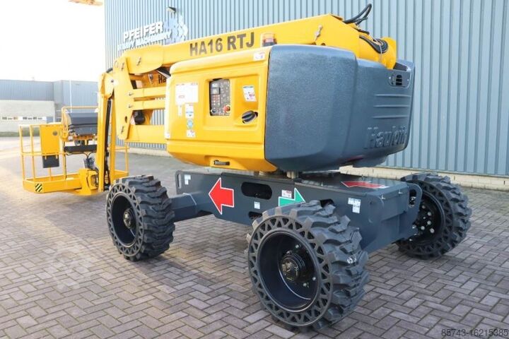 Articulated boom lift Haulotte HA16RTJ Valid Inspection, *Guarantee! Diesel, 4x4