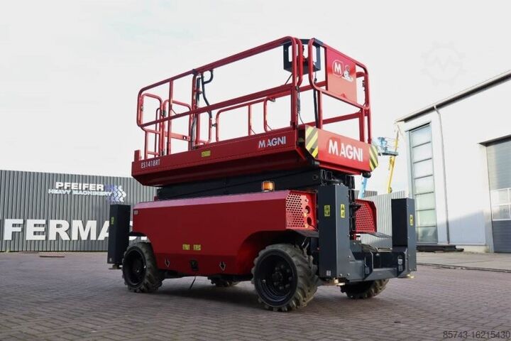 Scissor lift Magni ES1418RT New And Available Directly From Stock, El