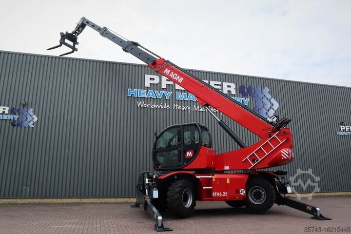 Telehandler Magni RTH 6.25 Valid inspection, *Guarantee! 6t Cap. 25m