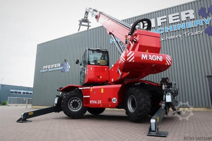 Teleskoplader Magni RTH 6.25 Valid inspection, *Guarantee! 6t Cap. 25m