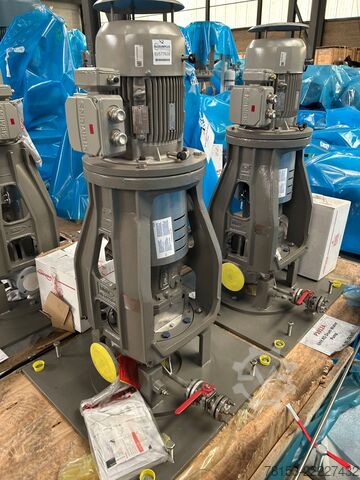 Unbenutzte vertikale Kreiselpumpen (2 Stück) Flowserve Durco Mark 3 ANSI 2K2x1.5V-10ARV
