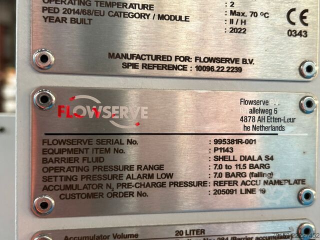 Unbenutzte Pumpe Flowserve ECPJ 50-125-R VS4