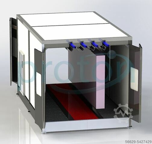 Room Type Powdercoating Spraybooth PROTON ROOMLINE