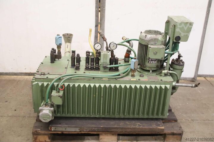 Hydraulikaggregat 3 kW  60 bar Doppelpumpe unbekannt 9 l/min / 21 l/min
