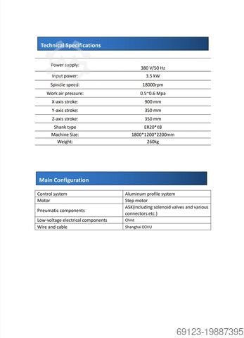 CNC-Fräsmaschine LXZ CNC 800