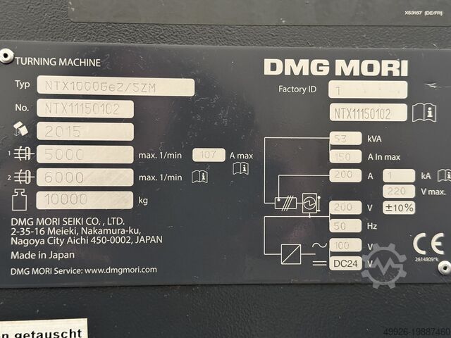 CNC-Dreh- und Fräszentrum DMG MORI NTX 1000 -ZSM
