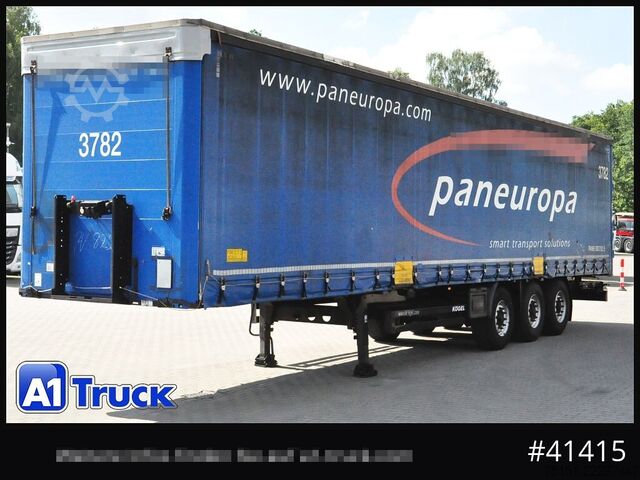 Open semitrailer with tarp KOEGEL S 24 Tautliner, Code XL, BPW,  1 Vorbesitzer, VDI 2700