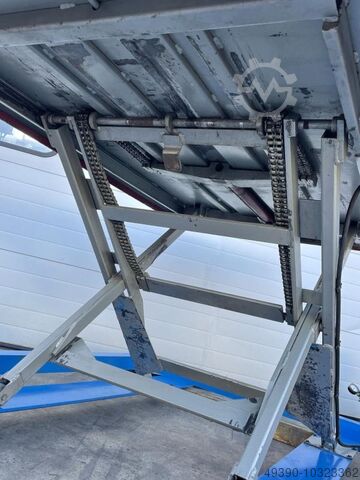 Hydraulic low-profile scissor lift table up to 1000 kg (without hydraulic power unit), hydraulic lif FLEXLIFT FLUNDER 1500 / 100