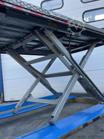 Hydraulic low-profile scissor lift table up to 1000 kg (without hydraulic power unit), hydraulic lif FLEXLIFT FLUNDER 1500 / 100