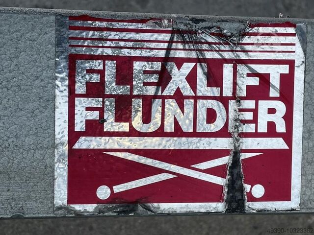 Hydraulic low-profile scissor lift table up to 1000 kg (without hydraulic power unit), hydraulic lif FLEXLIFT FLUNDER 1500 / 100