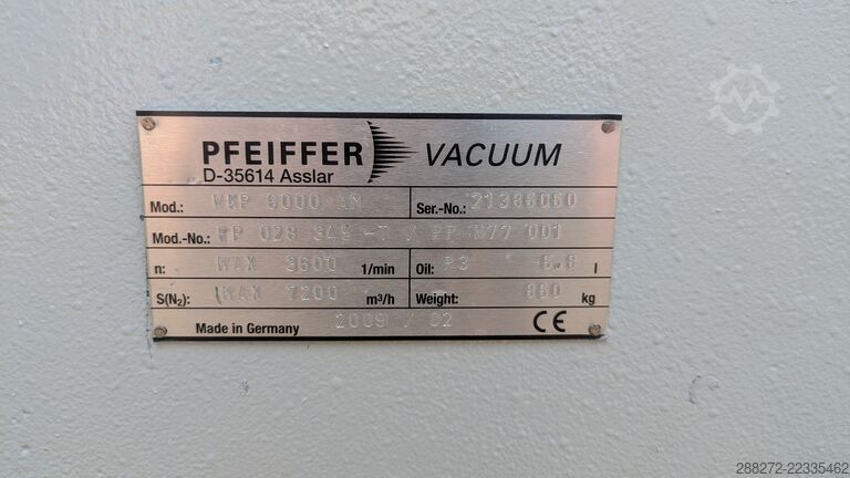 Vakuumpumpe Pfeiffer WKP Okta 6000