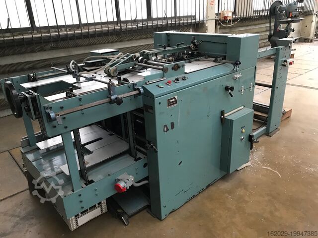 Grooving and perforating machine Lhermite EX5 1979 WIRE-O automatic punching