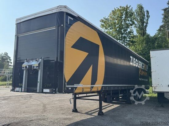Open semitrailer with tarp SCHWARZMüLLER S1 J-SERIE LANGAUFLIEGER 15,30M,  MIETKAUF MGL.