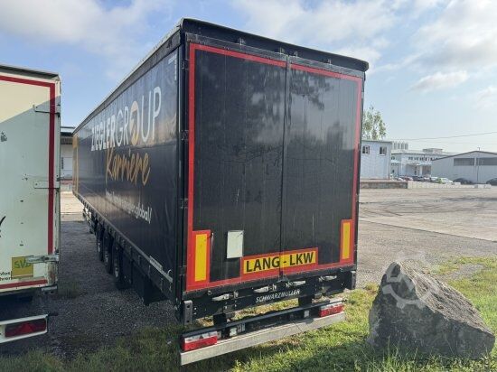 Open semitrailer with tarp SCHWARZMüLLER S1 J-SERIE LANGAUFLIEGER 15,30M,  MIETKAUF MGL.