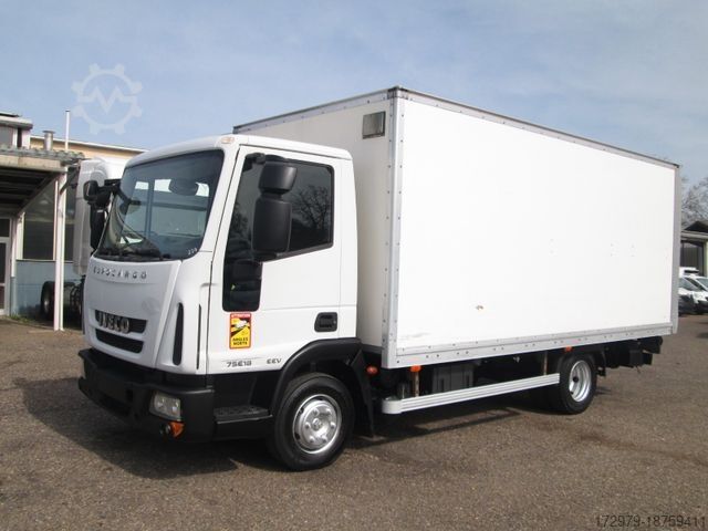 Box van IVECO Eurocargo 75e18*Koffer 5.05m*Euro5*LBW*Klima*
