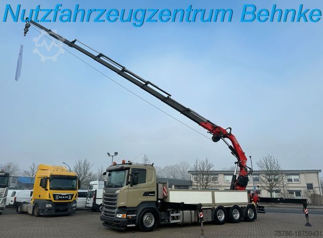 Truck mounted crane SCANIA R450 L 8x4 Fassi F 660 RA 2.28 HE/ Winde/ Funk