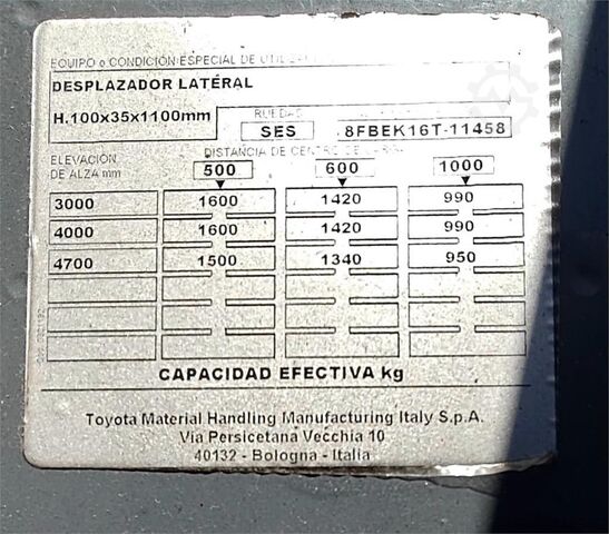 Gabelstapler Toyota 8FBEK16T