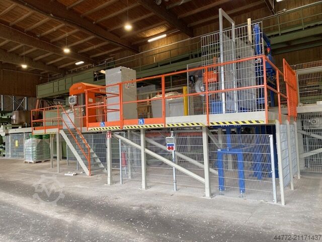 Paketkappsäge Anlage mit Umreifung HOLTEC MOSCA HIT VARIO CUT HMC - B