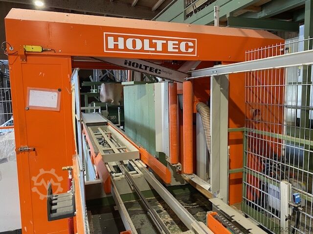 Paketkappsäge Anlage mit Umreifung HOLTEC MOSCA HIT VARIO CUT HMC - B
