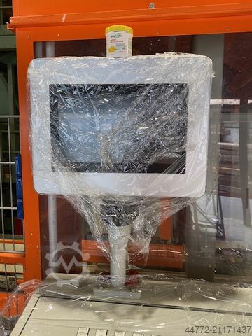 Paketkappsäge Anlage mit Umreifung HOLTEC MOSCA HIT VARIO CUT HMC - B