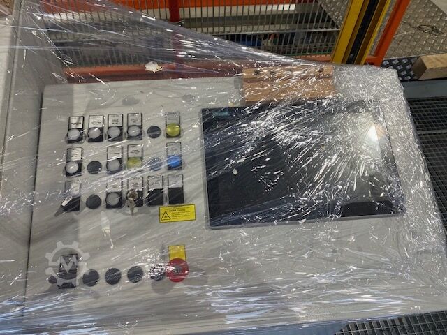 Paketkappsäge Anlage mit Umreifung HOLTEC MOSCA HIT VARIO CUT HMC - B