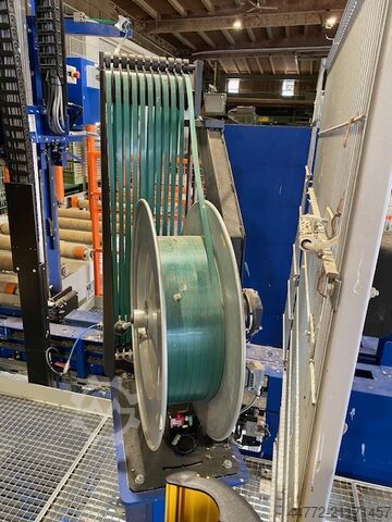 Paketkappsäge Anlage mit Umreifung HOLTEC MOSCA HIT VARIO CUT HMC - B