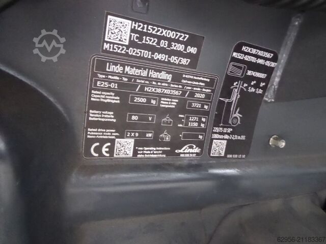 Elektro 4 Rad-Stapler Linde E25-01