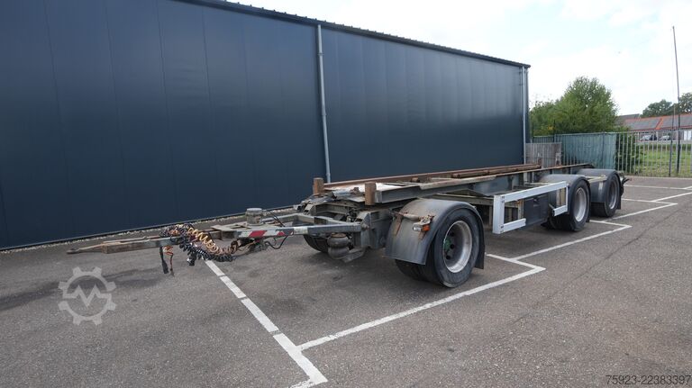 Containertransport GS Meppel 3 Axle container trailer