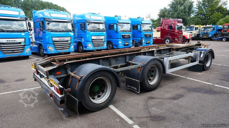 Containertransport GS Meppel 3 Axle container trailer