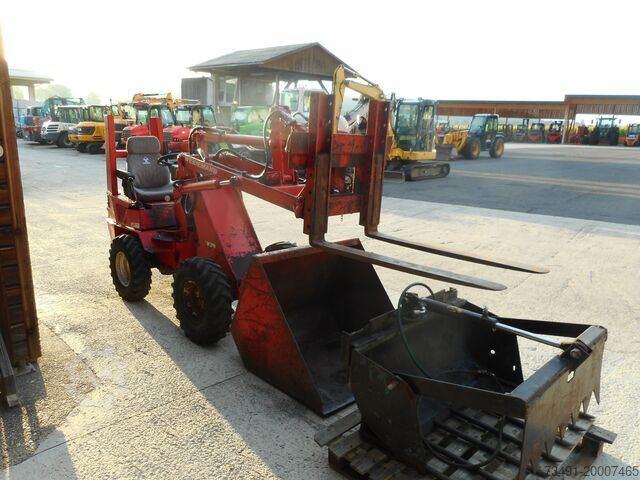 Yard loader Weidemann 1015D/P mit 3 Anbaugeräte!