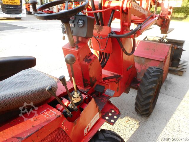 Yard loader Weidemann 1015D/P mit 3 Anbaugeräte!