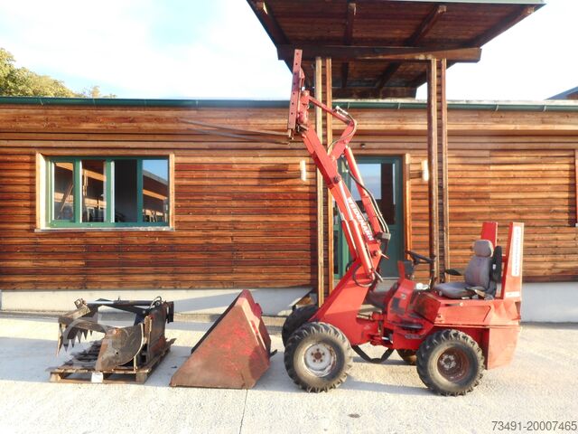 Yard loader Weidemann 1015D/P mit 3 Anbaugeräte!