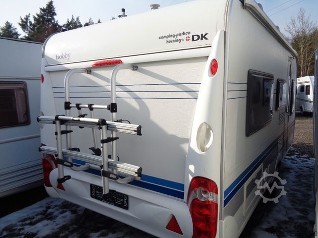 Wohnwagen HOBBY de luxe 460 UL *Mover*Markise*Fahrradträger*