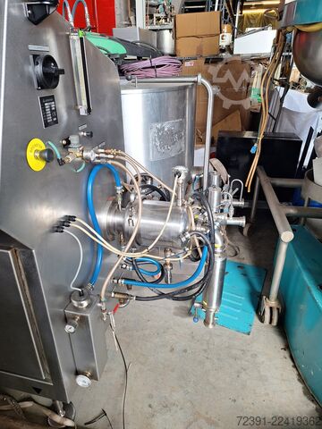 Komplette Belüfterlinie für Fettcreme mondomix buhler VLA-15