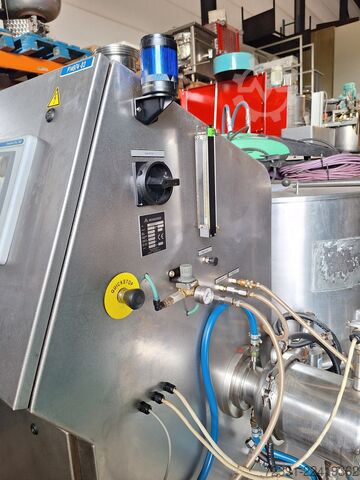 Komplette Belüfterlinie für Fettcreme mondomix buhler VLA-15