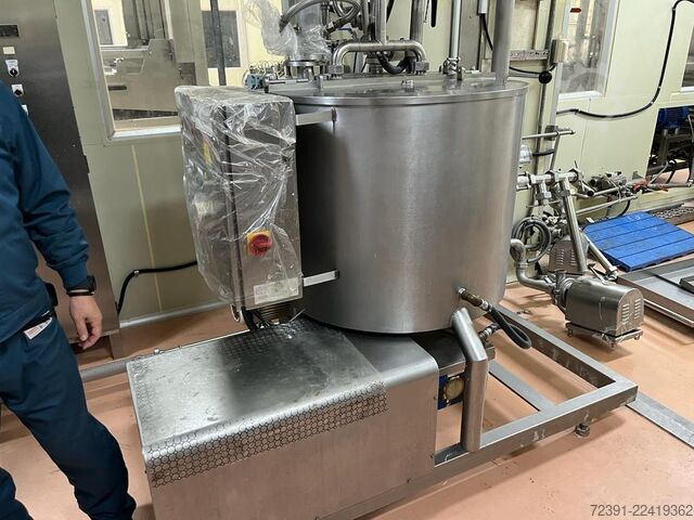 Komplette Belüfterlinie für Fettcreme mondomix buhler VLA-15