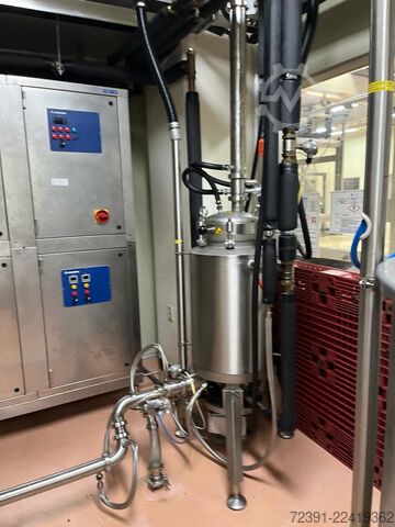 Komplette Belüfterlinie für Fettcreme mondomix buhler VLA-15