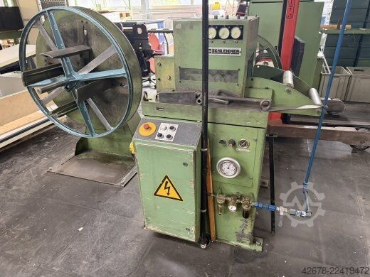 Bandrichtmaschine + Haspel SCHLEICHER Bandrichtmaschine