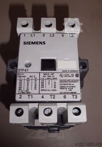 Contactor Siemens 3TF47 22-0BB4