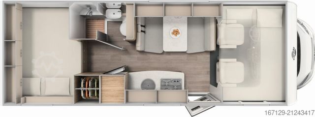 Alkoven Wohnmobil CARADO pro A 464