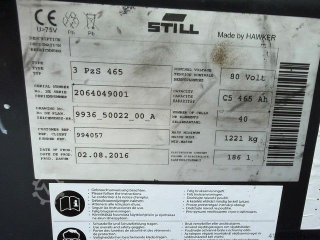 Elektro 4 Rad-Stapler Still RX60-20