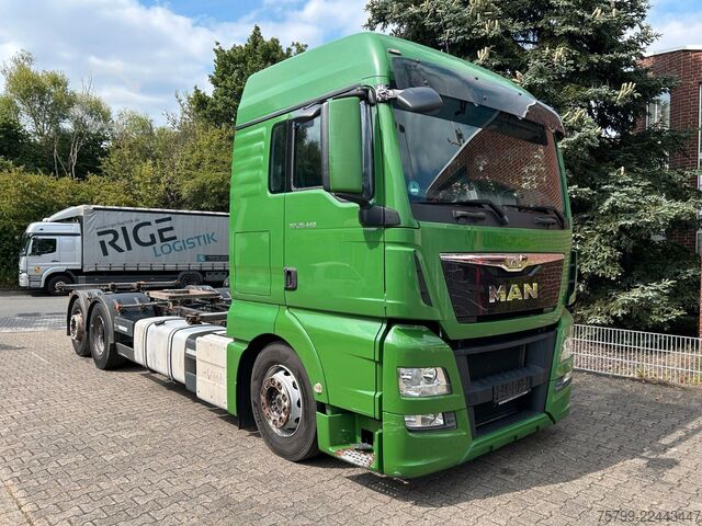 Wechselfahrgestell LKW MAN 26.440 TGX BDF mit Lift+Lenkachse 6x2