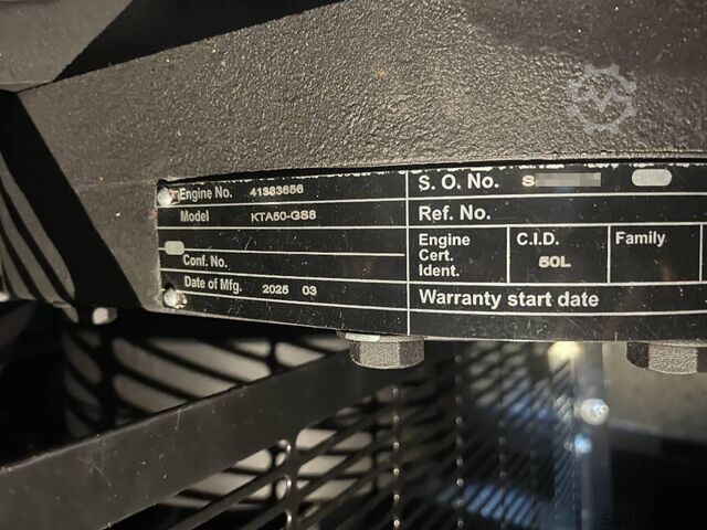 Generator set Cummins KTA50GS8 - 1.675 kVA Generator - DPX-18821