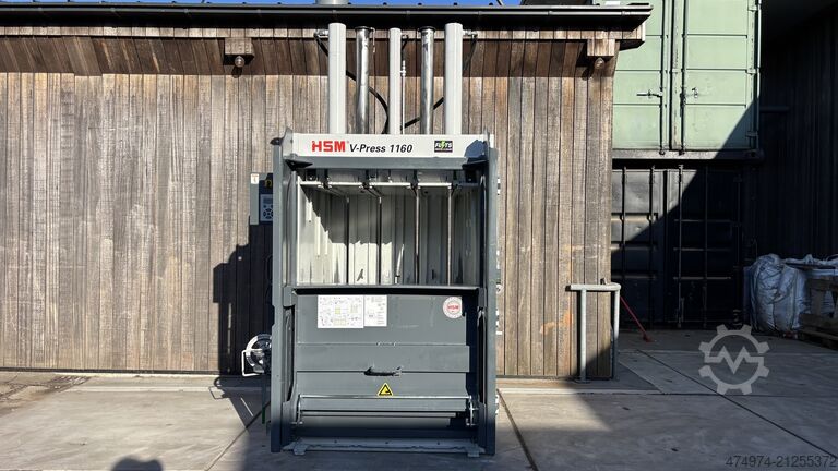 Ballenpresse, Kleidungspresse, Textilpresse, Presse HSM V-Press 1160 Plus 2015