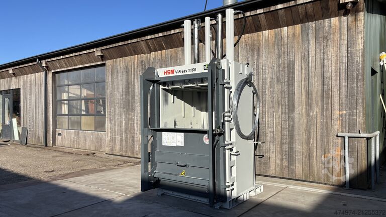 Ballenpresse, Kleidungspresse, Textilpresse, Presse HSM V-Press 1160 Plus 2015