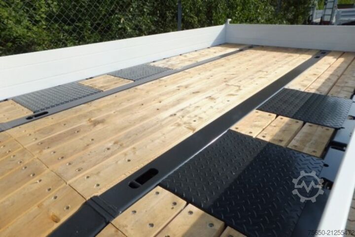 Tieflader Anhänger Möslein TTT 11- 6,28 Weiß  Neuer Tandemtieflader