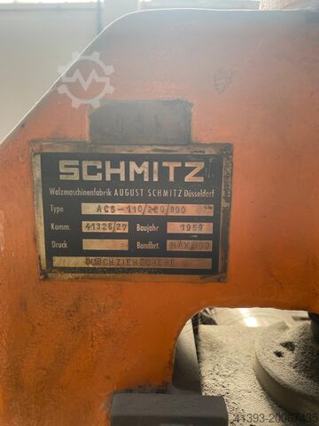 Längsteilanlage SCHMITZ AC5-110/220/800