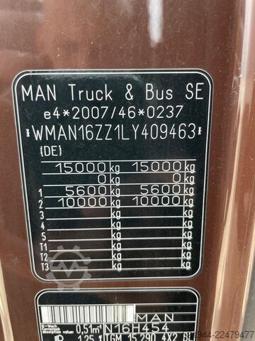 LKW mit Pritsche & Plane MAN MAN TGM 15.290 Stapleraufnahme Edscha