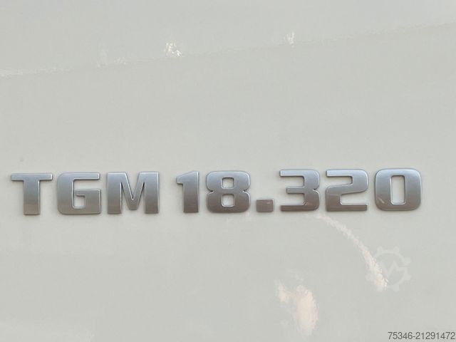 Three-sided tipper truck MAN TGM18.320/Meiller/Kipper/PK14.501/Funk/NL8To/Top