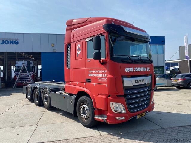 Standard tractor DAF XF 480 H4KN3 / SC / 8x2 / 20FT Container chassi...